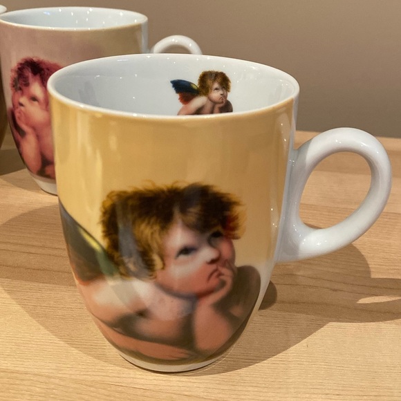 πΌ Set of 4 Baby Angel Mugs - Picture 4 of 6